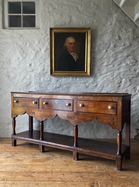 A small 18th century Montgomeryshire oak dresser Sold