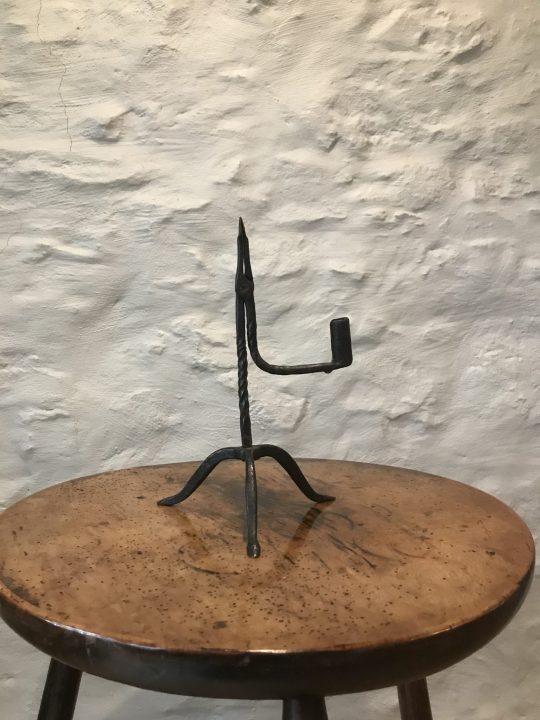 Welsh rushlight holder Sold