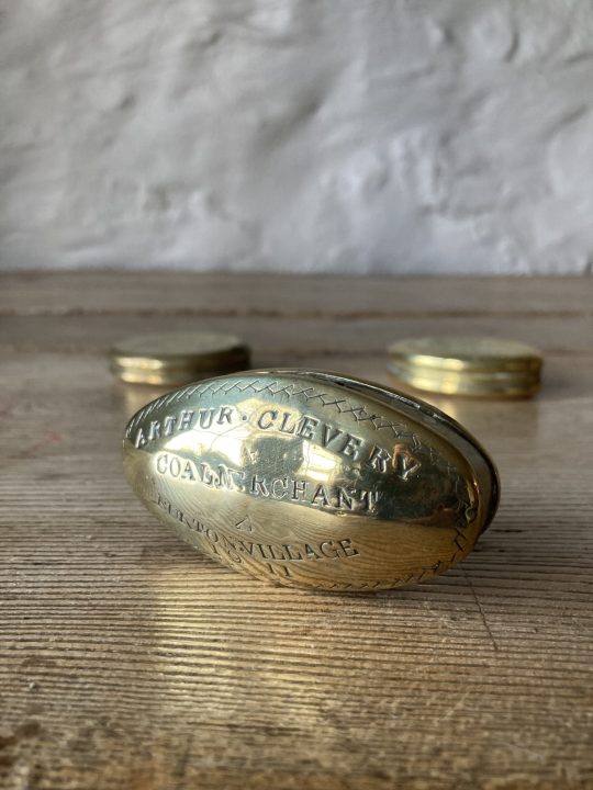 Brass twist box Sold