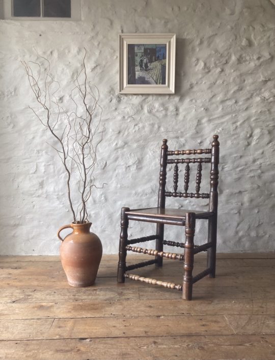 17th century turners chair Sold