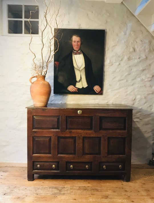 Welsh oak chest Sold