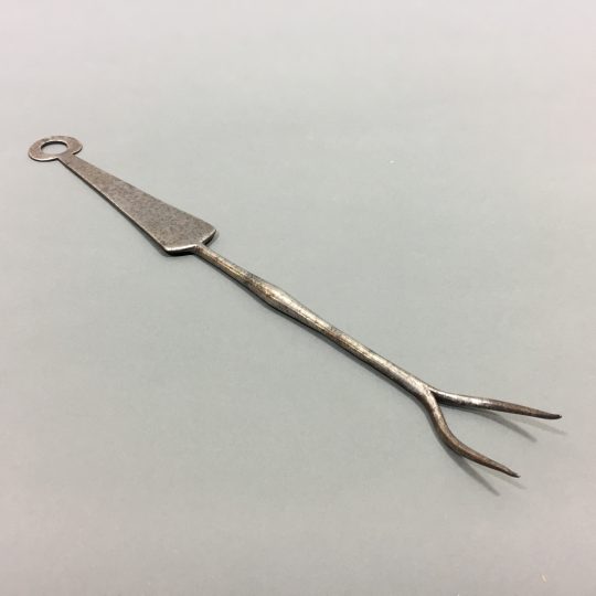 18th century steel flesh fork - on hold