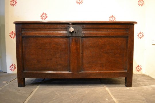 17th century panelled chest SOLD
