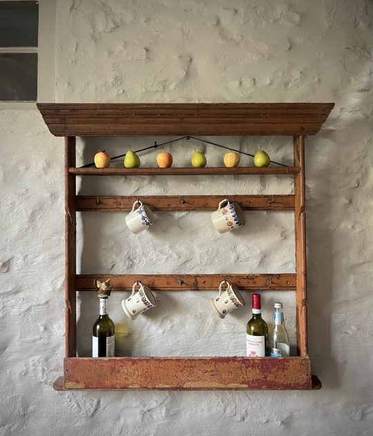 Painted Irish clevy or spit rack Sold