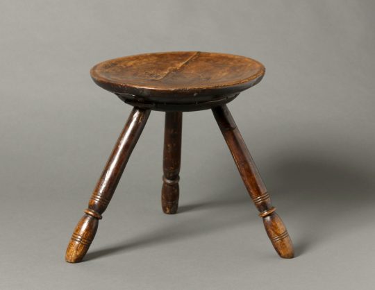 A "Make Do & Mend" Welsh three legged stool Sold