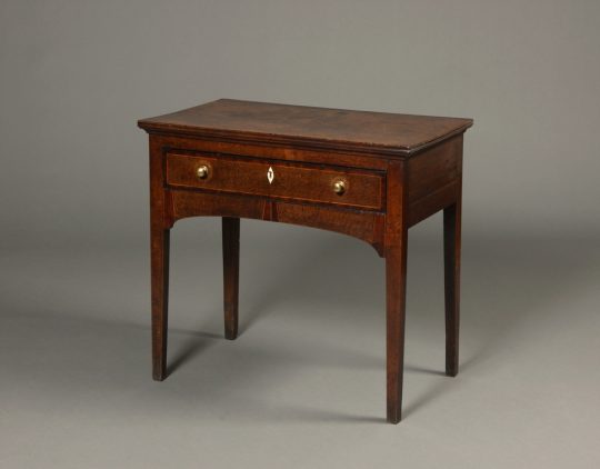 Inlaid Welsh oak side table Sold