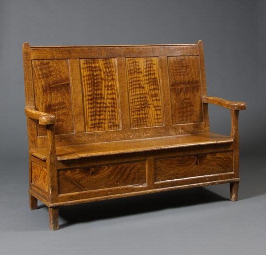 Painted Welsh settle Sold