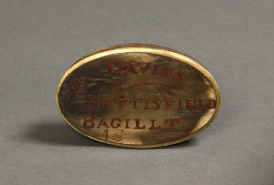 Welsh horn snuff box Sold