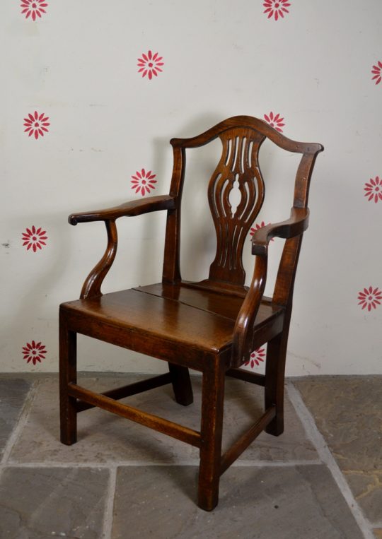 Oak arm chair Sold