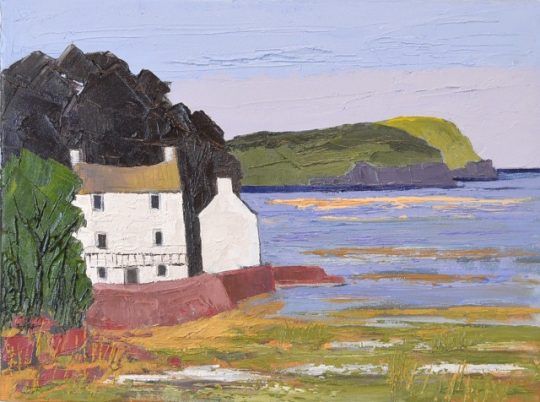 The Boathouse Laugharne by Wynne Jenkins SOLD