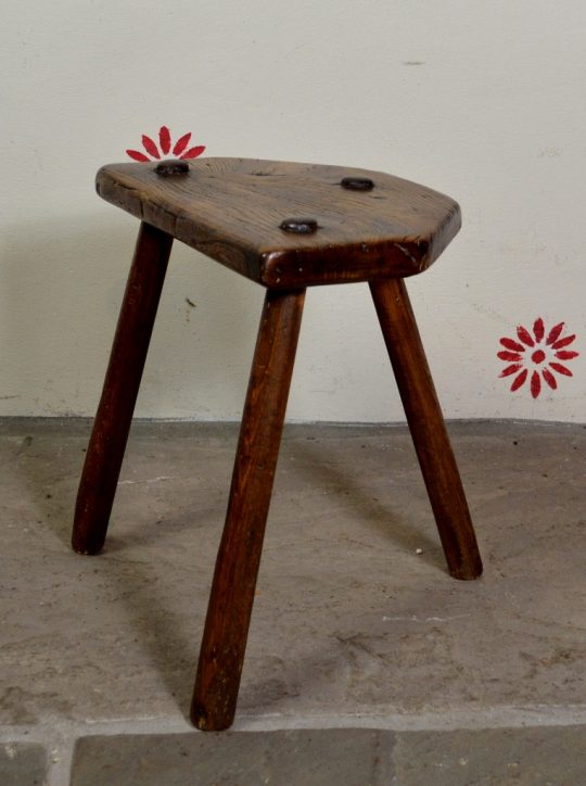 Welsh ash & elm stool Sold