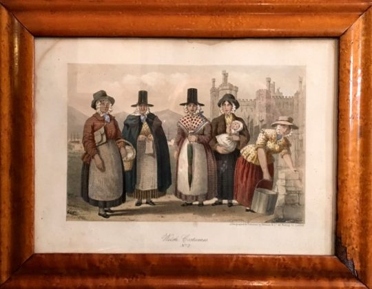 Welsh costume print Sold