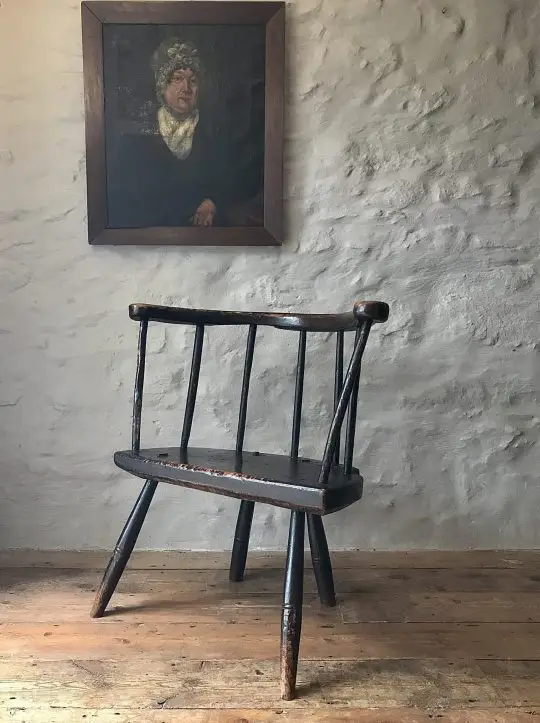 Low back Welsh stick chair Sold