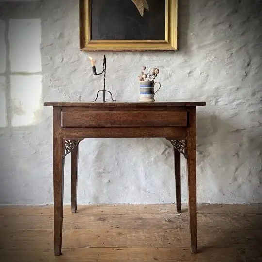Welsh oak side table